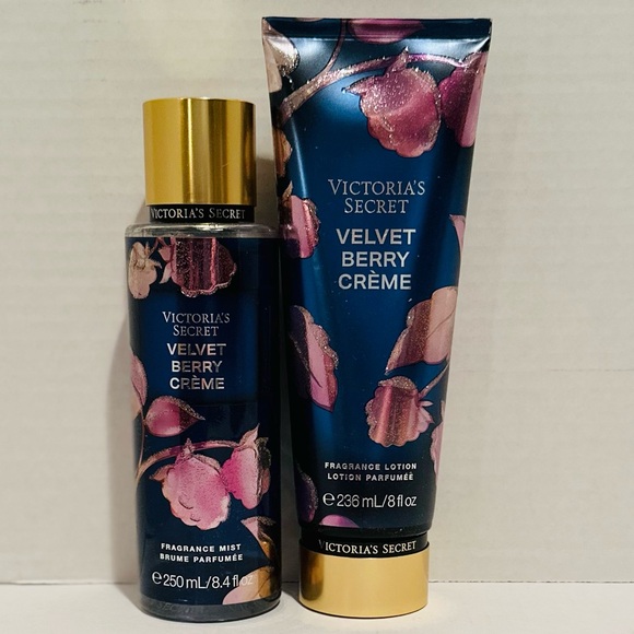 Victoria's Secret Other - Victoria’s Secret NEW Velvet Berry Creme Fragrance Lotion & Fragrance Mist